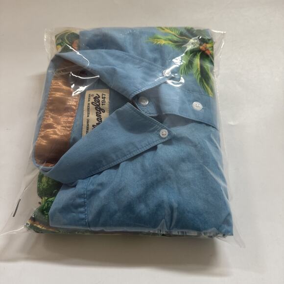 Vintage WRANGLER 1947 Hawaiian Shirt Floral Western Wear Cowboy Horse XL - Picture 8 of 8